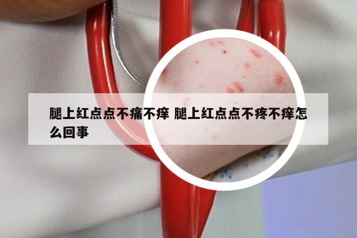 腿上红点点不痛不痒 腿上红点点不疼不痒怎么回事